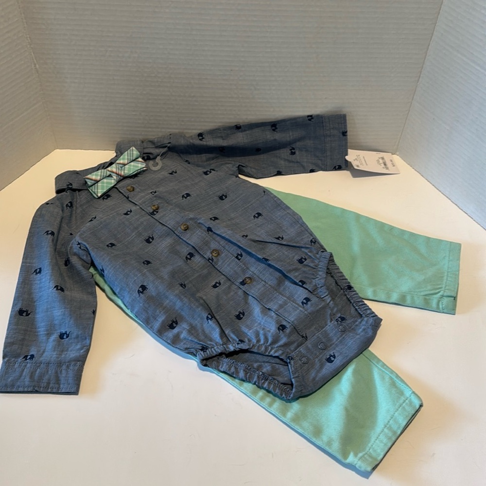 Boys NWT 12M 2pc Outfit Just One You